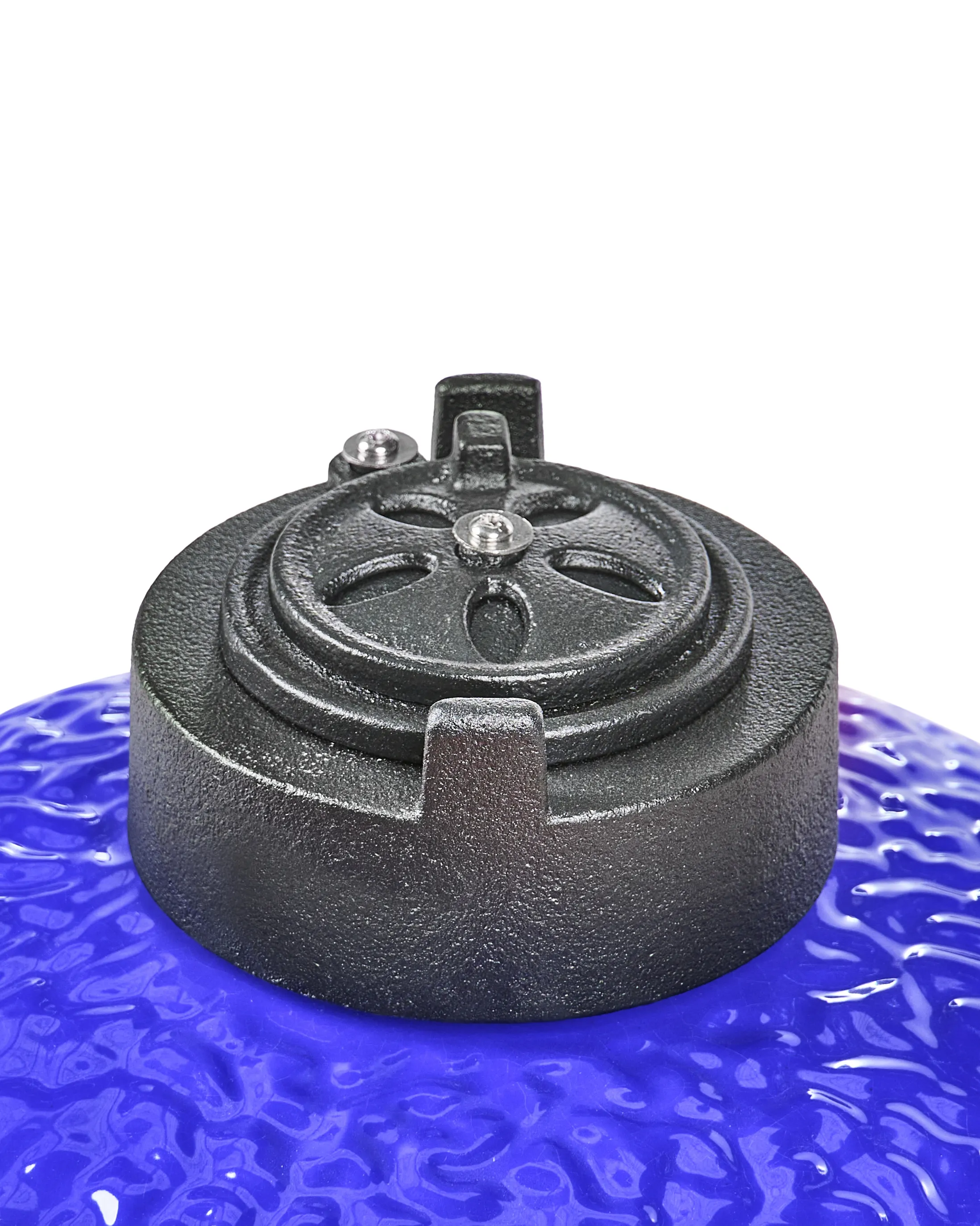 Mini houtskoolgrill KAMADO Keramiek Blauw
