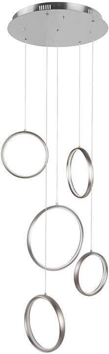 Hanglamp Zilver Olympia ⌀45  x H210 cm