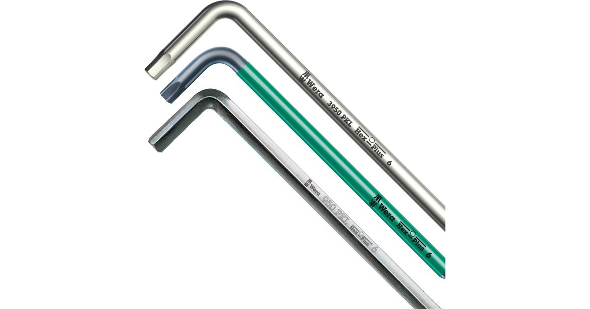 WeraInbussleutelset 950/9 Hex-Plus 1  (Chroom, 9-delig, 1,5mm tot 10mm)