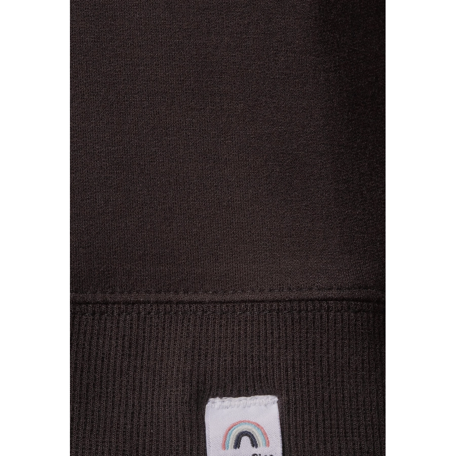 New Life Sweatshirt Crew Neck Pullover Schwarz
