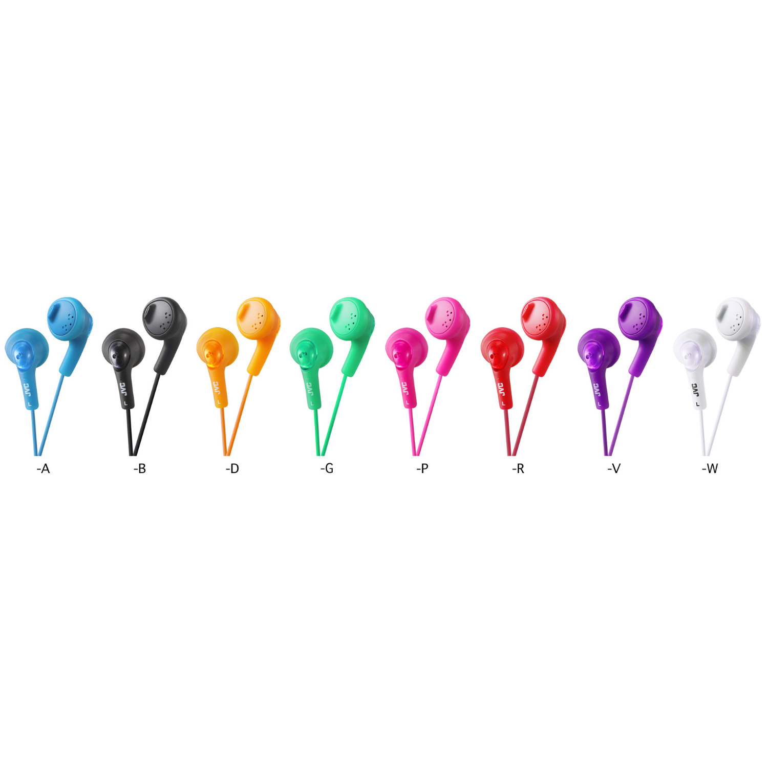Fones de ouvido intra-auriculares com fio JVC HA-F160-BE