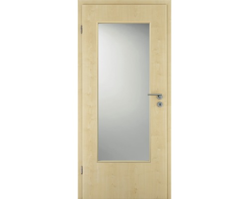 Pertura binnendeur Yori CPL esdoorn 86,0x198,5 cm links met licht uitsparing G3 (zonder glas)
