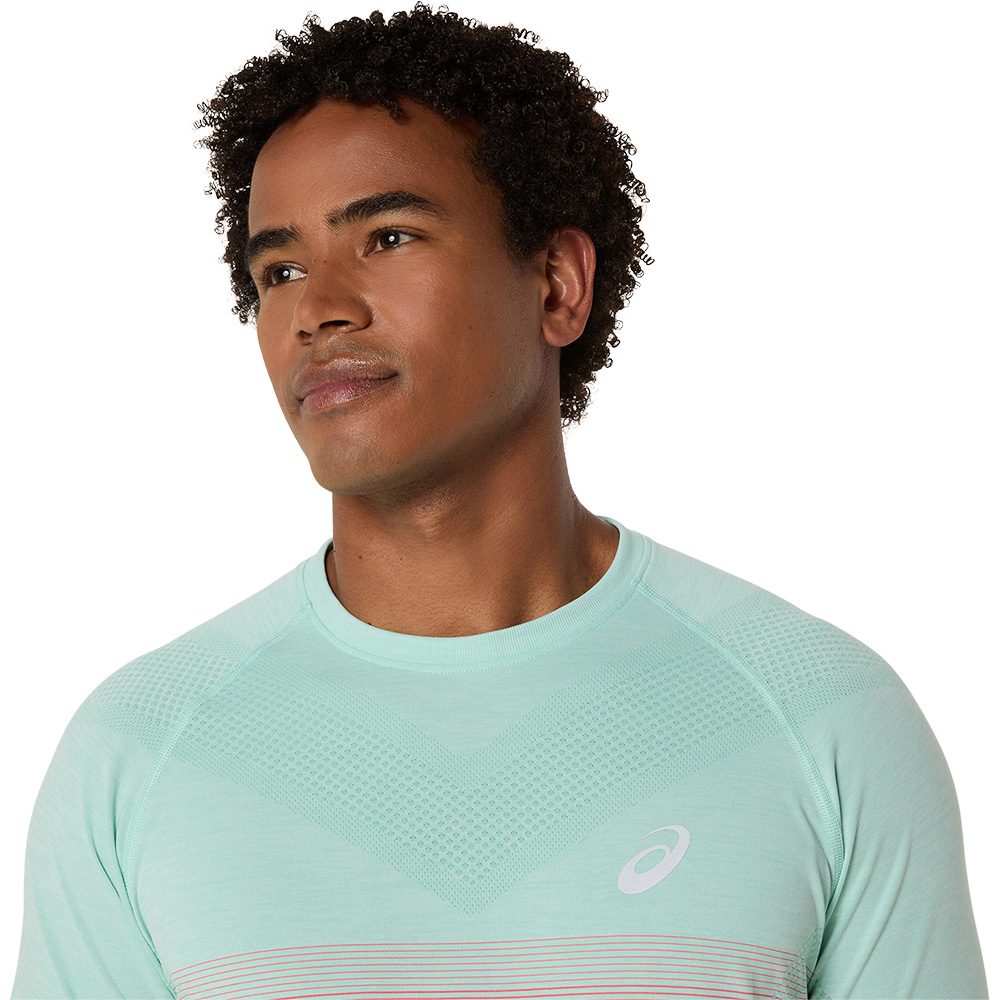 ASICS Seamless T-Shirt Herren coral reef