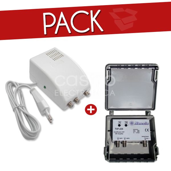 Manata Kit Amplificador TVF-235   Alimentador AF-24V - KIT-535