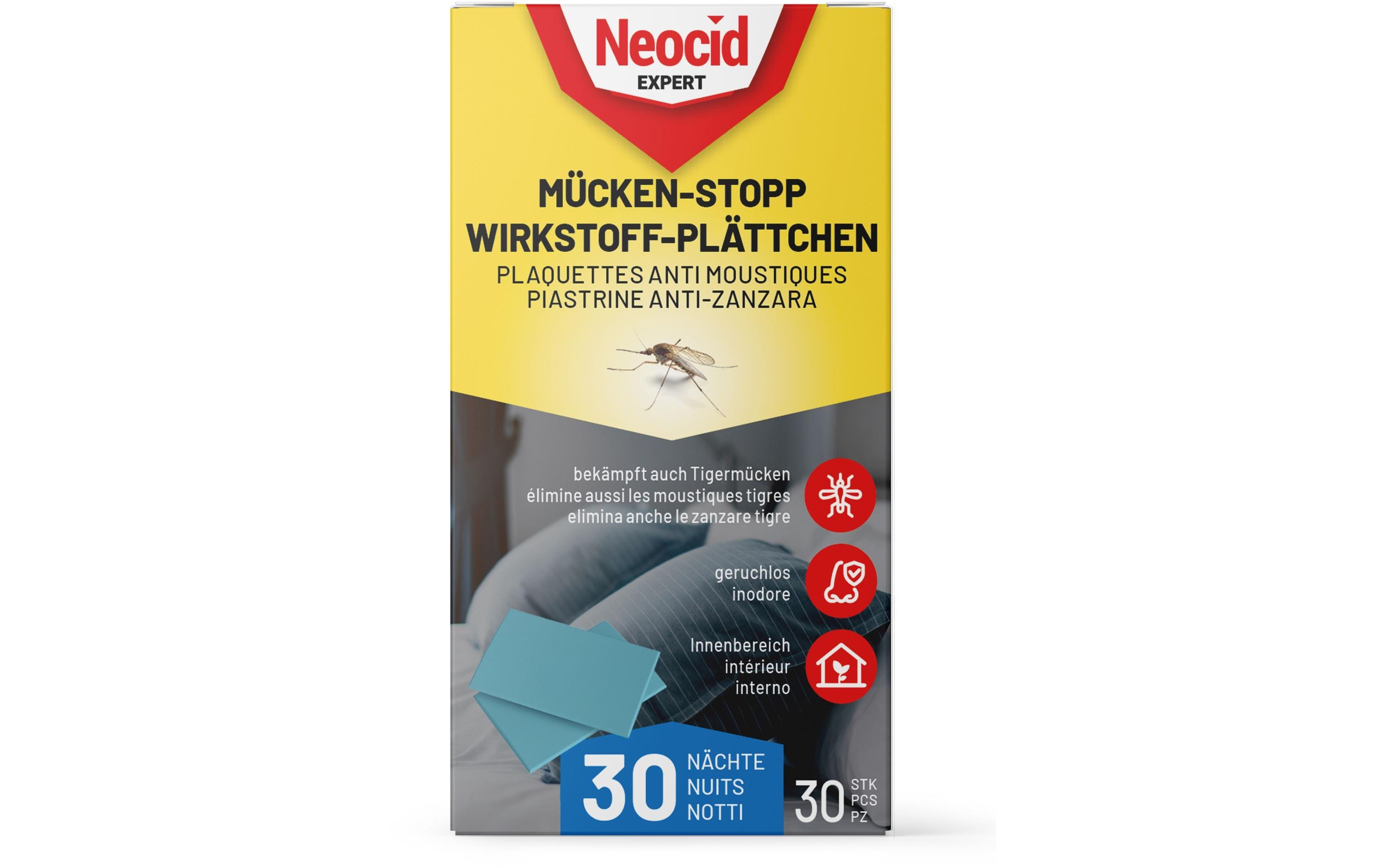 Mückenstecker Mücken-Stopp Wirkstoff-Plättchen, 30 StückNachfüll-Wirkstoff-Plättchen