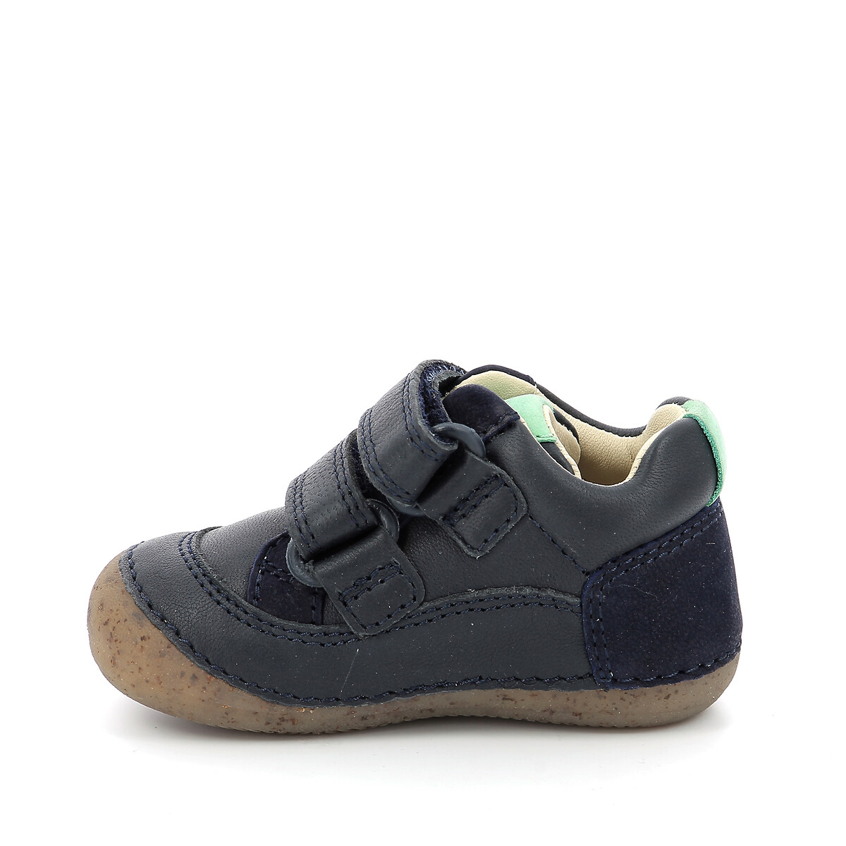 Tênis de couro KICKERS com velcro, Sostankro