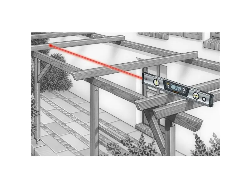 Laserliner DigiLevel Pro 100, Linjeniveau, Sort, Metallic, 0,5 mm/m, 0,5 mm, AAA, 1,5 V