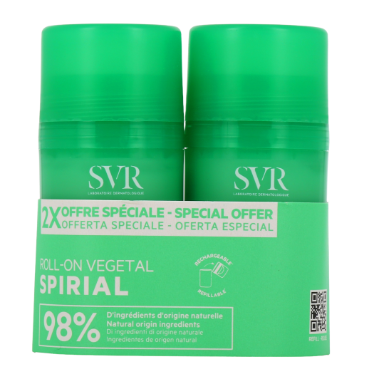 SVR Spirial Végétal déodorant roll on efficacité 24h
