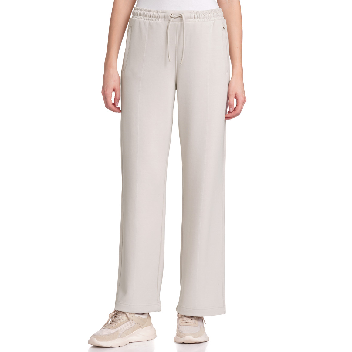 Gina Collection Damen Jogpants aus Modal-Mix hellbeige