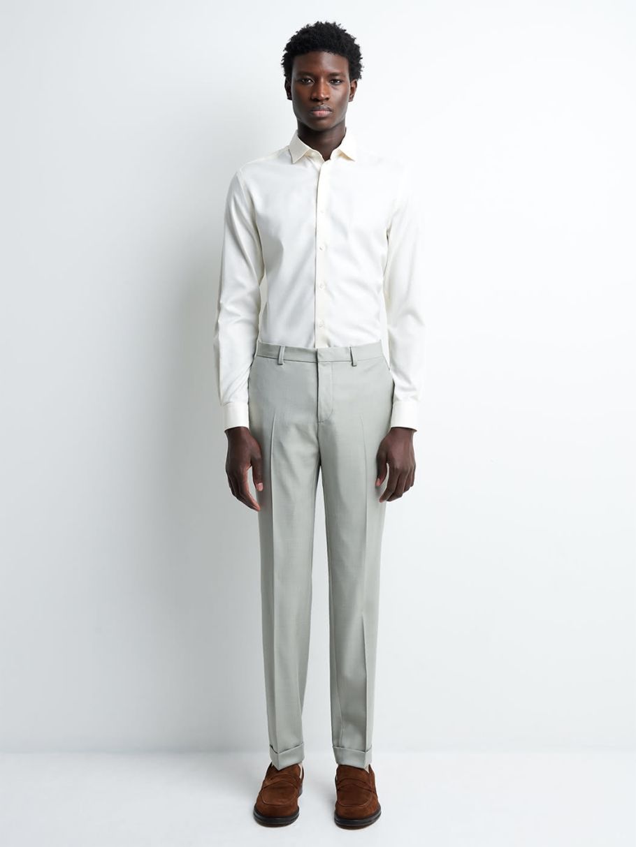 Pantalon coordonnable extraslim en laine