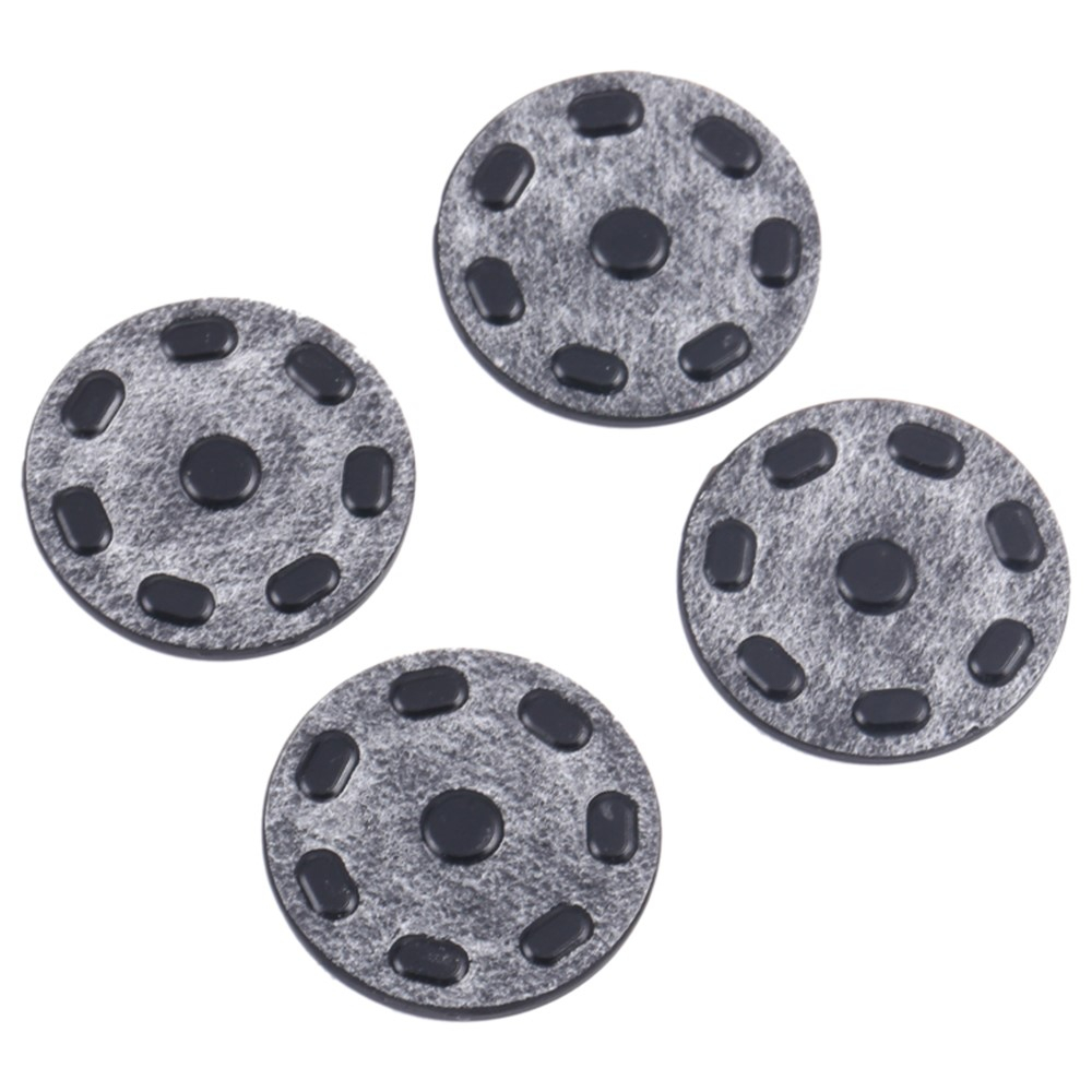 (4er Set) Ersatz Füsschen Gummifuss Kit für MacBook Air A2681 / Pro A2485 / A2442 / A2941 / A2991 / A2992  - Schwarz