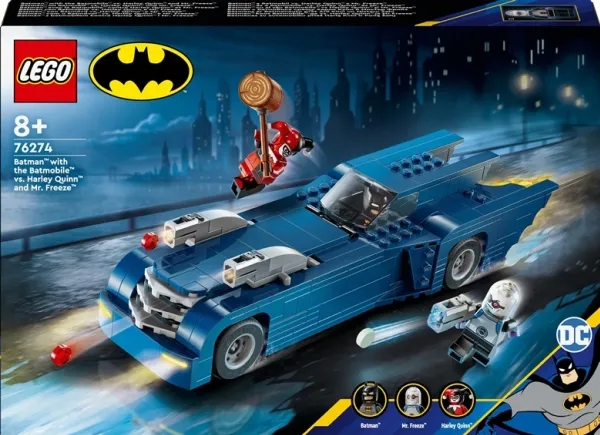 LEGO Super Heroes DC 76274 Batman™ og Batmobile™ mod Harley Quinn™ og Mr. Freeze™