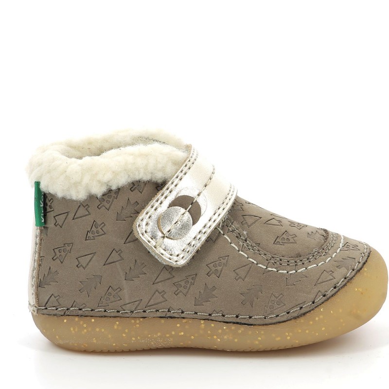 Kickers Kickers So Schuss Fourrées Taupe