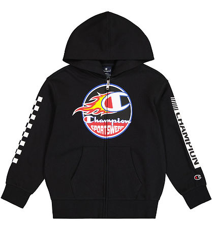 Champion Cardigan - Hooded - Blåck Beauty