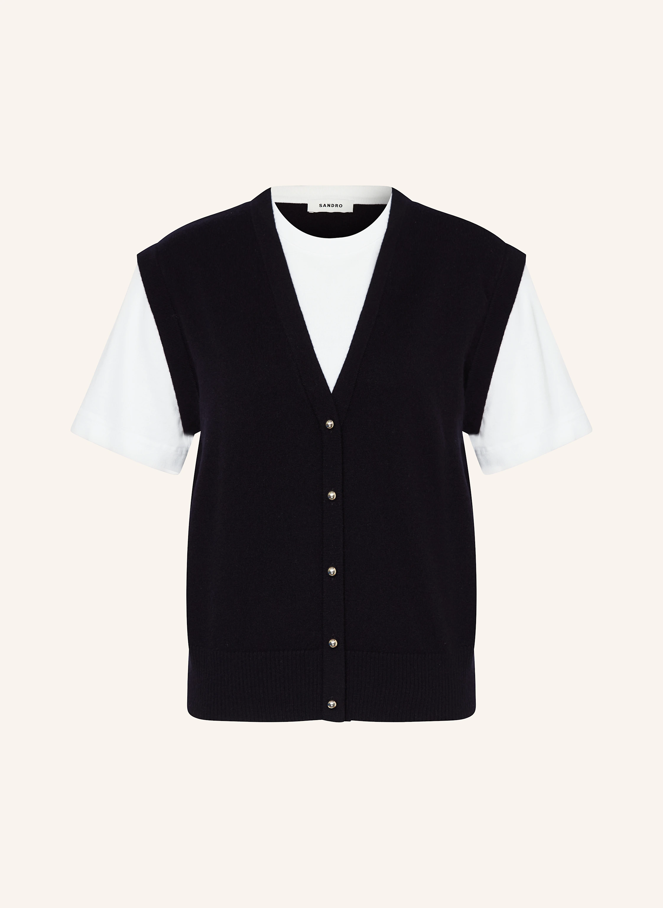 SANDRO Strickshirt