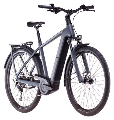 VTC Électrique Cube Kathmandu Hybrid One 800 Shimano Cues 10V 800 Wh 700 mm Gris Shadow 2025