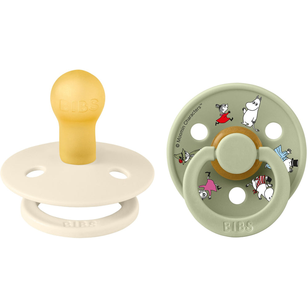Køb Bibs X Moomin Ivory Mix Sut Colour 2-Pak Friends Latex