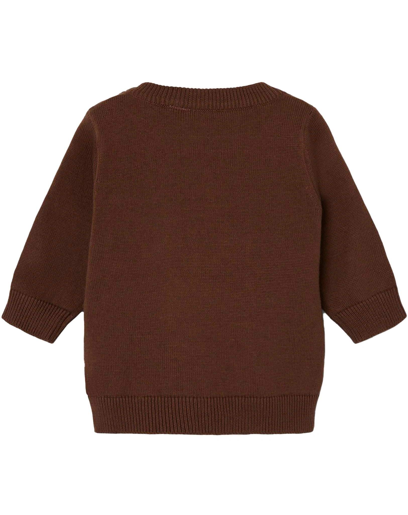 Strickpullover NBMSENIS POLAR BEAR in mustang