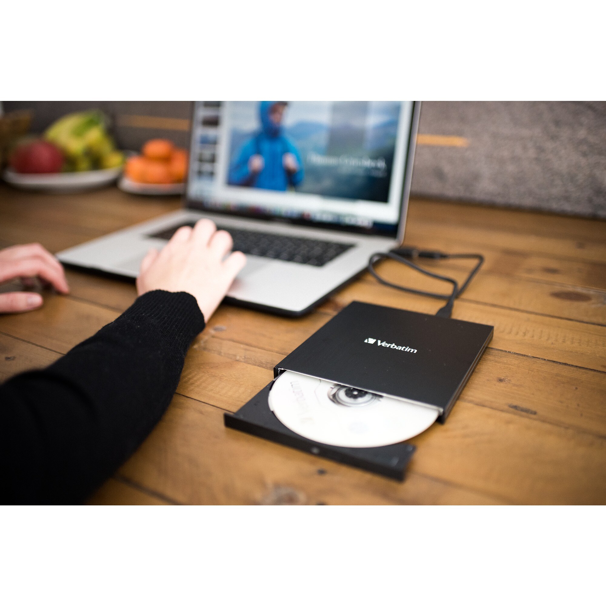 Verbatim externer Blu-ray-Brenner External Slimline-Blu-ray-Writer