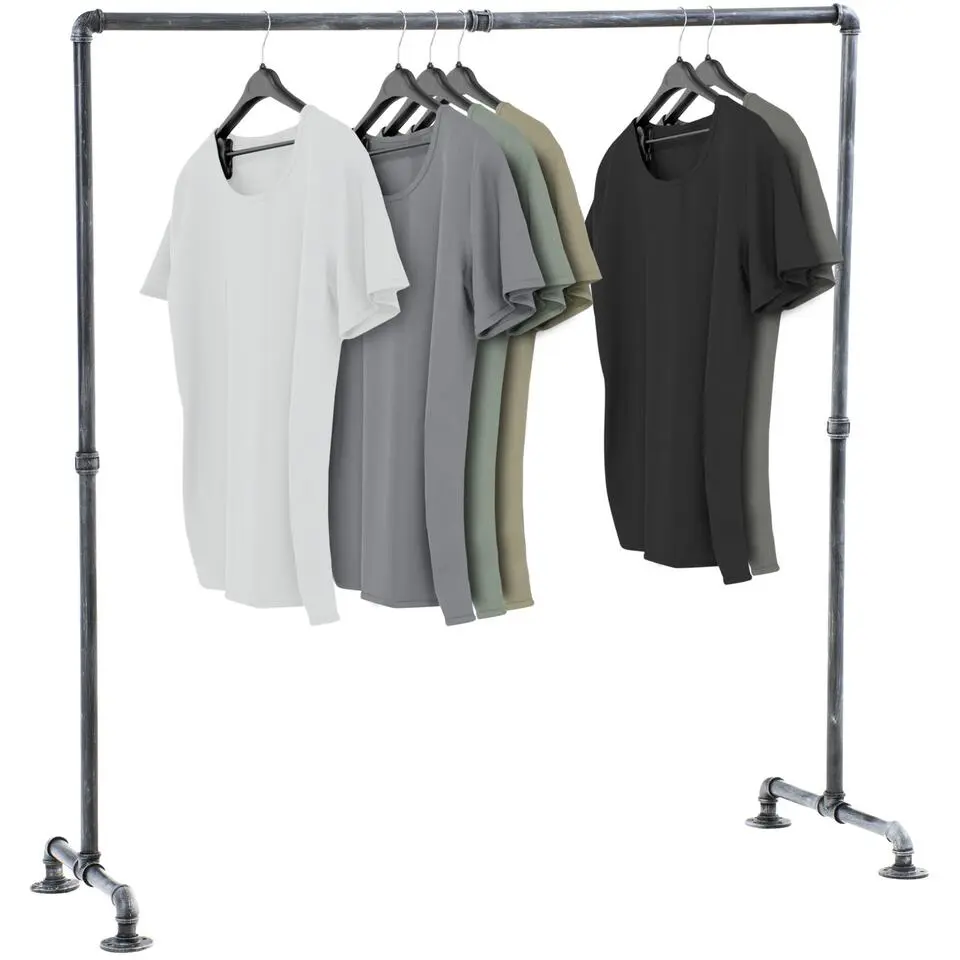 CLP Kledingrek Jersey 150x150x55 cm - zilver