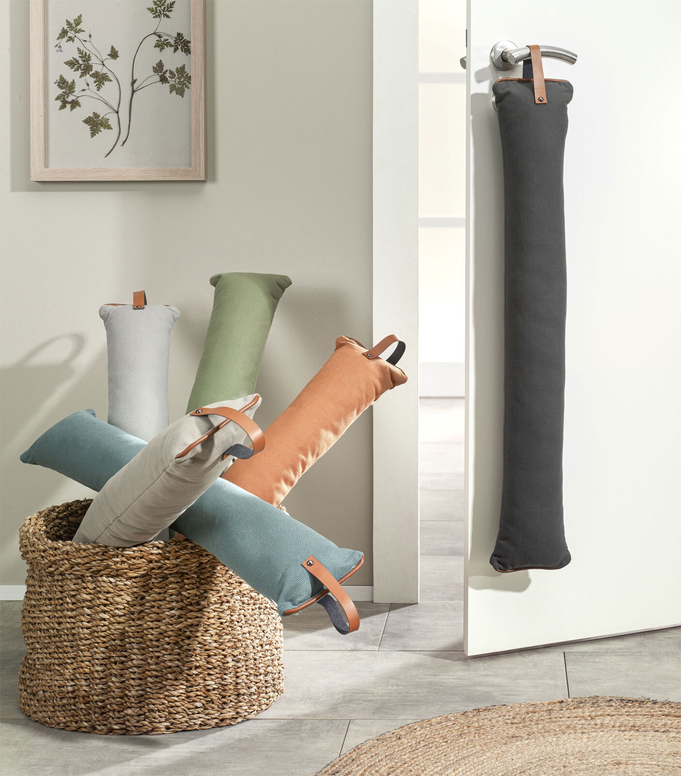 casaNOVA Zugluftstopper BREEZE 15 x 85 cm taupe