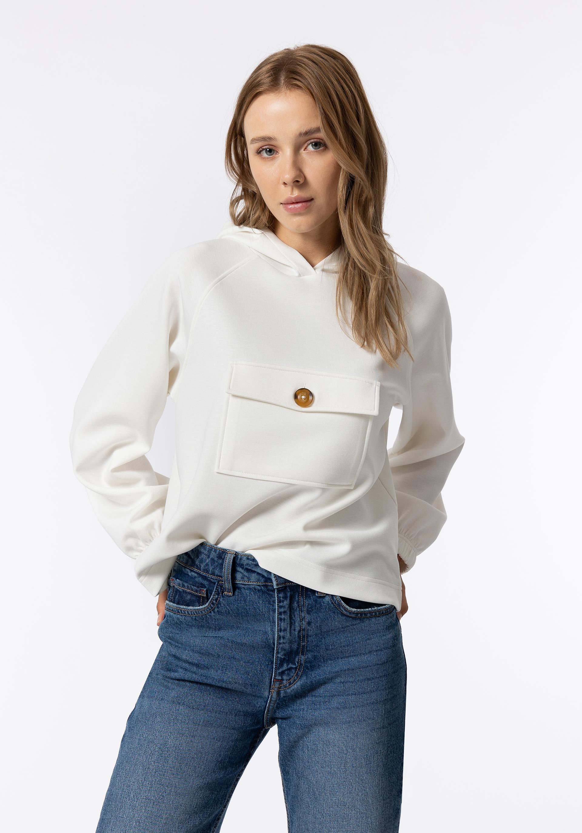 Sweatshirt Capuz com Bolso Frontal