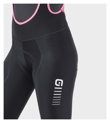 Cuissard Long Femme Alé Essential Noir/Rose