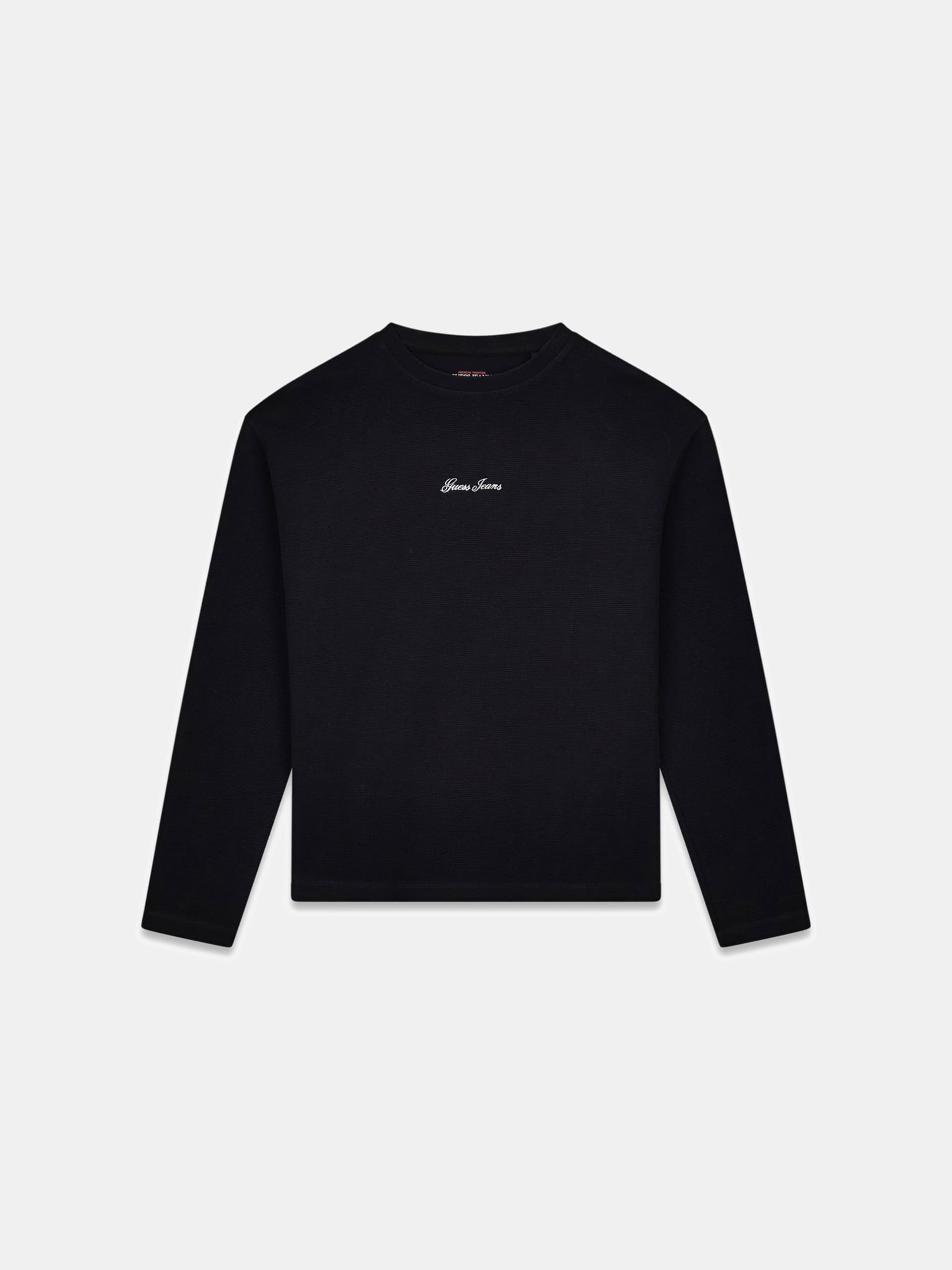 Camiseta de malha com modelagem quadrada