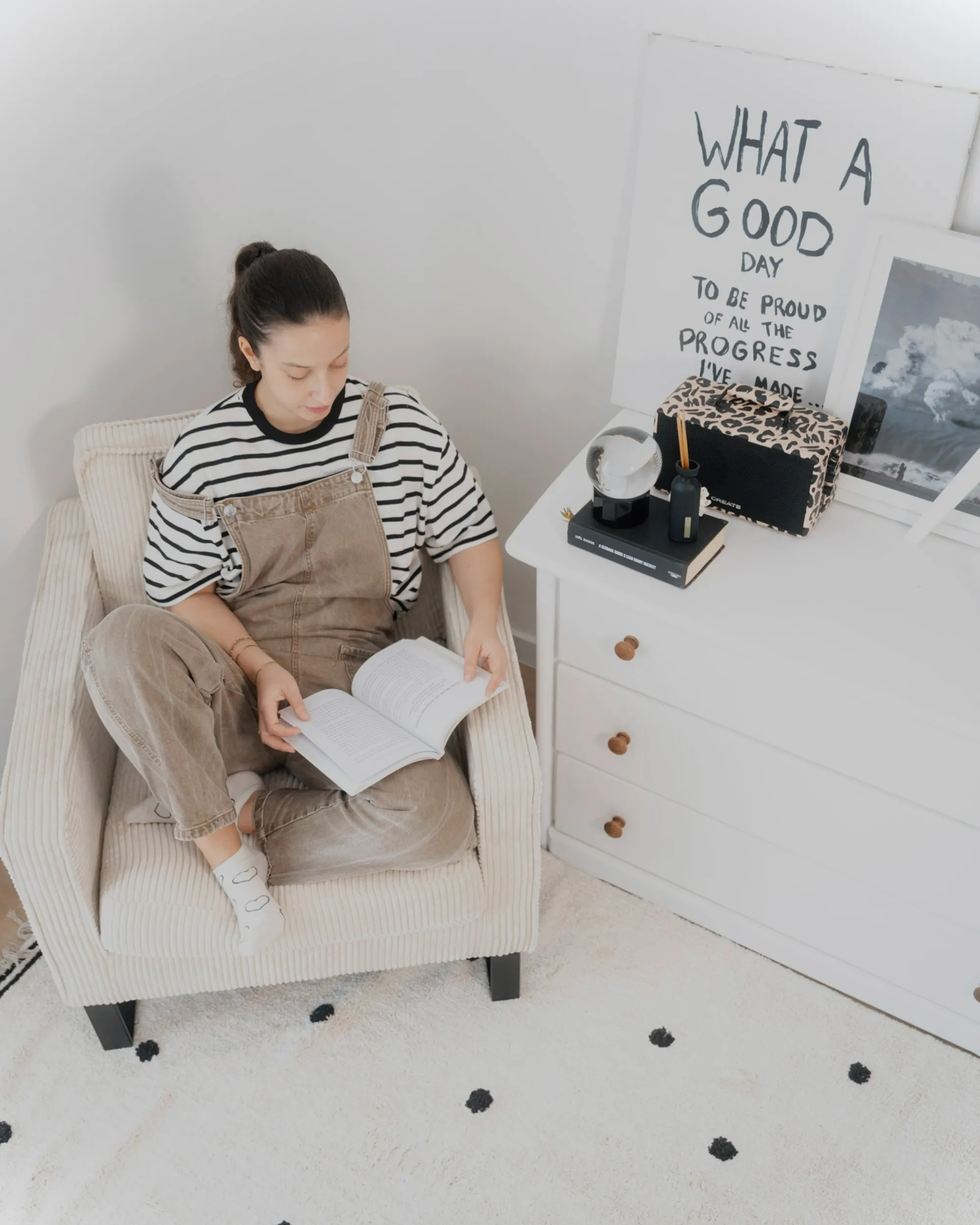 Fauteuil VIND Corduroy Lichtbeige