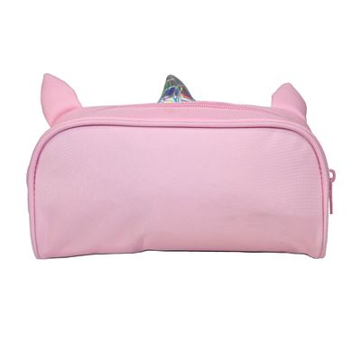 Trousse rectangulaire Kids Licorne - 1 compartiment - rose - Bagtrotter