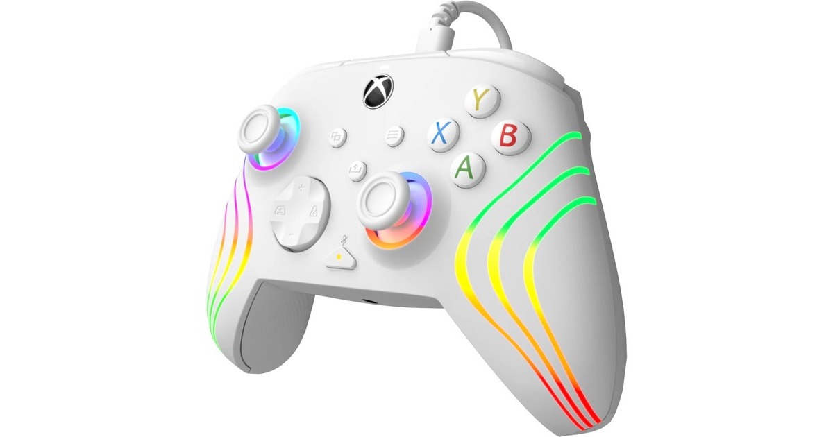 PDPWired Controller - Afterglow Wave  (Wit, Xbox Series X|S, Xbox One, PC)