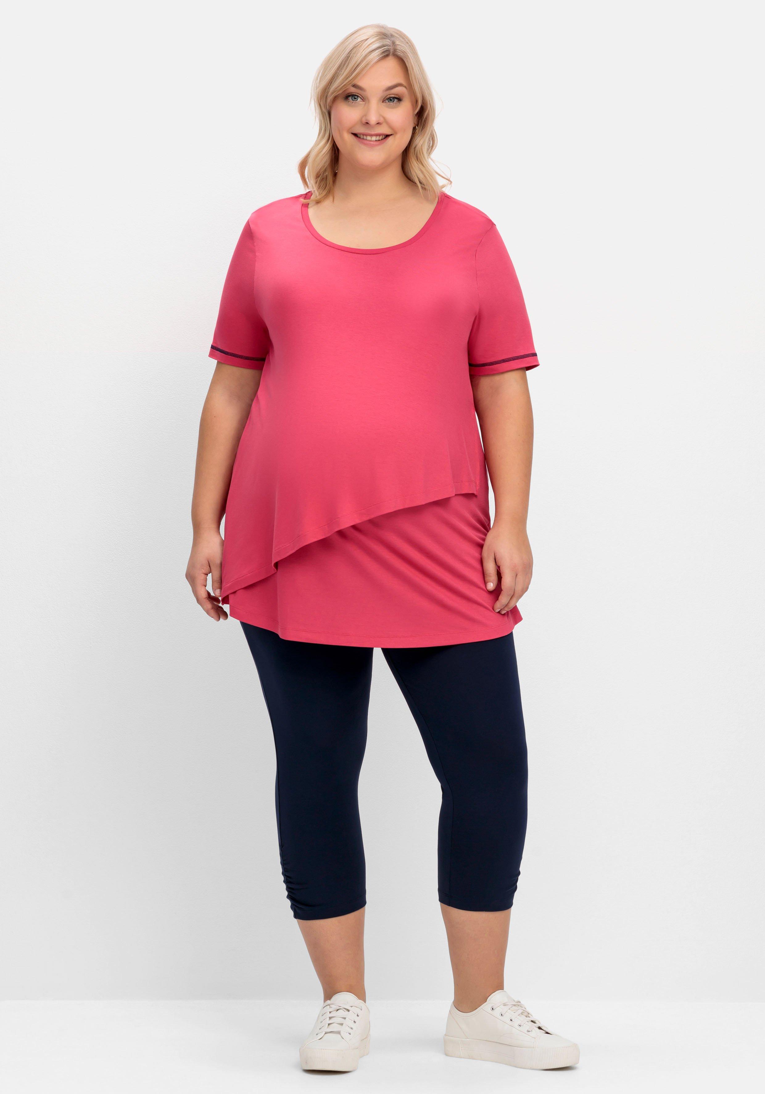 Umstands-Leggings in Caprilänge, mit Überbauchbund