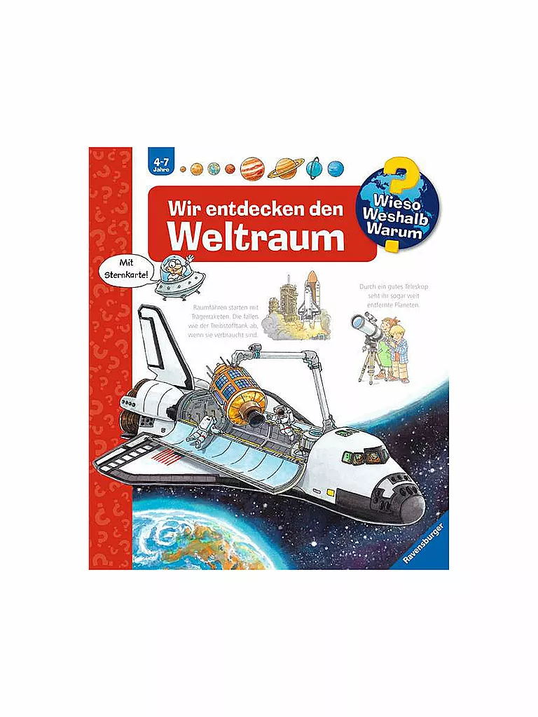 RAVENSBURGER Buch - Wieso Weshalb Warum - Wir entdecken den Weltraum keine Farbe