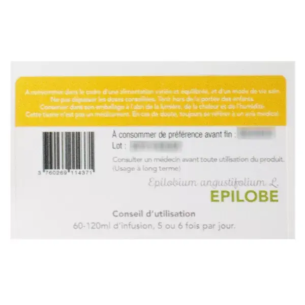 L'Herbôthicaire Tisane Epilobe Bio 40g