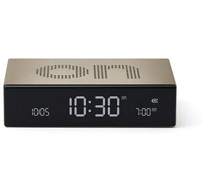 Digitalwecker Flip Premium GoldLCD-Wecker