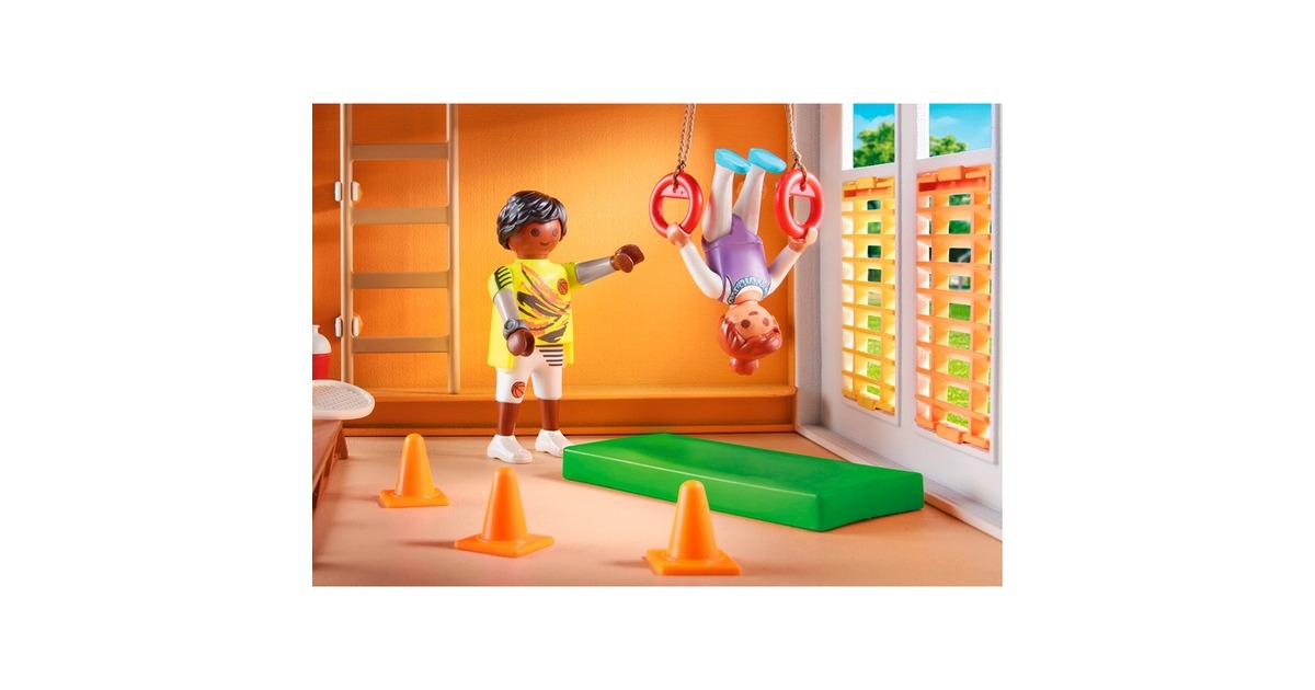 PLAYMOBILCity Life - Sportschool uitbreiding Constructiespeelgoed  (71328)