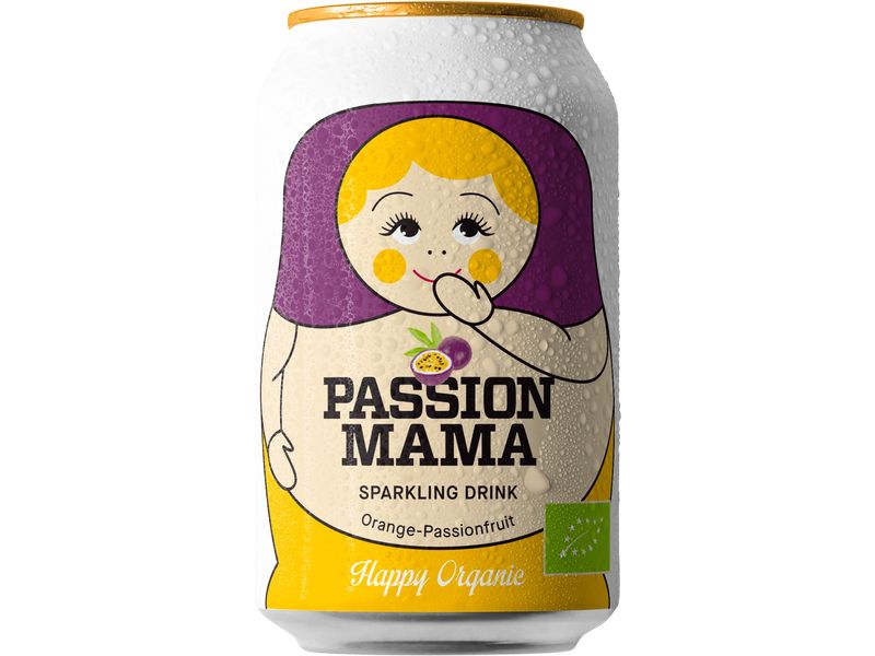 Drink Mamas Bio Mama Limonade Passion 0.33 l Erfrischendes Getränk mit Passionsfruchtgeschmack
