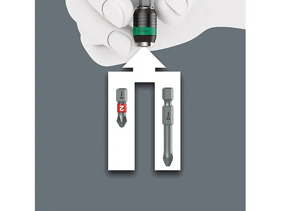 Wera 05059293001, Plast, Sort, Grøn, Sort