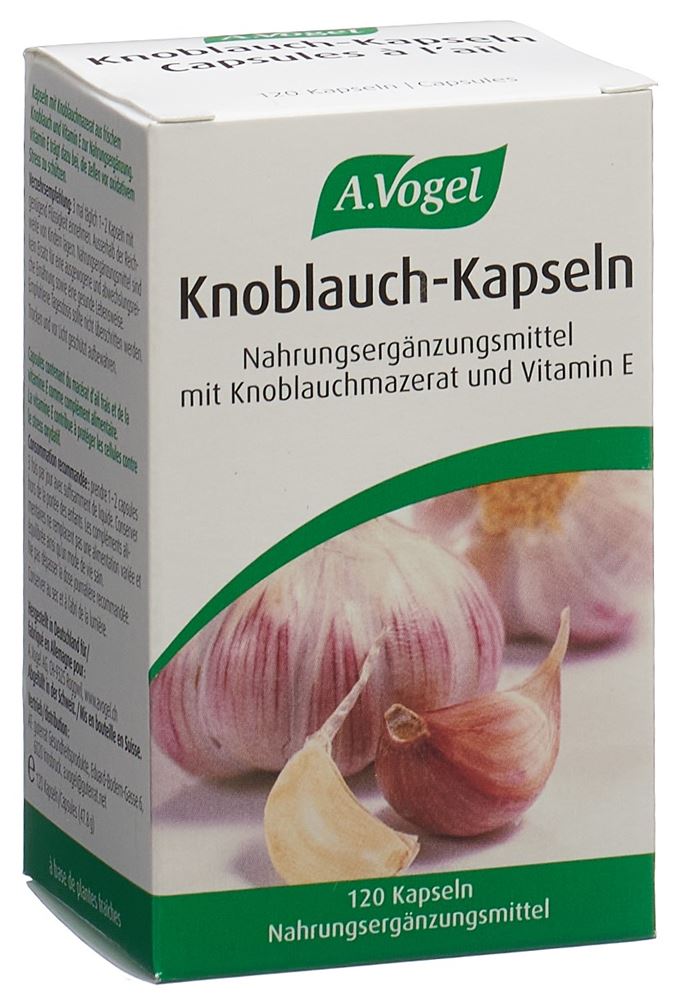 VOGEL Knoblauch Kapseln<br>120 Stück, Glas, Kapsel