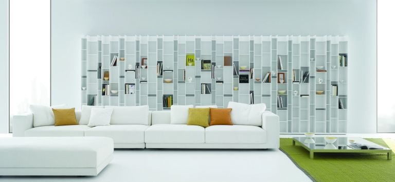 MDF Italia Random boekenkast wit