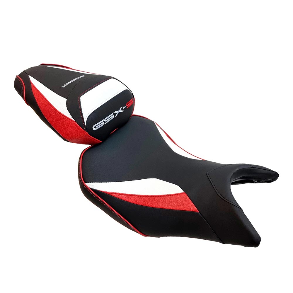 Bagster - Selle Ready Luxe série spéciale Suzuki GSX-S 950/1000 (2021-) Noir / Blanc / Rouge