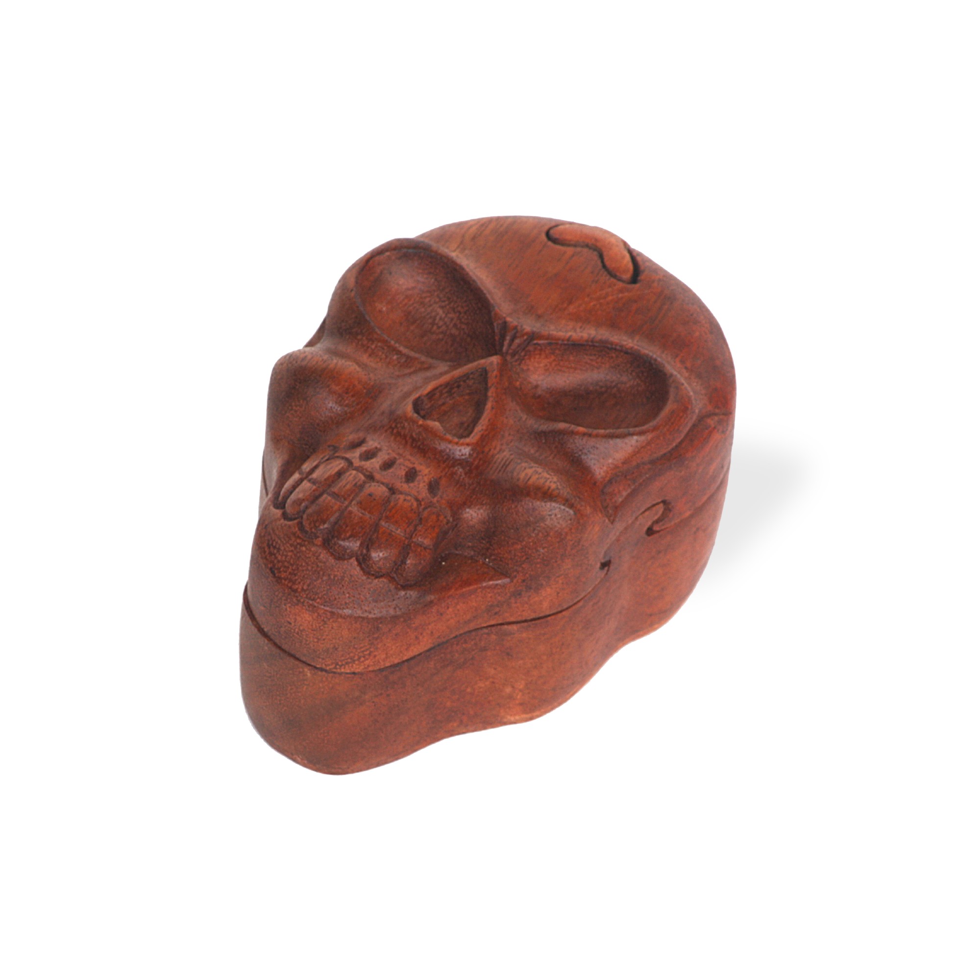 Secret Box 'Skull' S, natur, T 8 cm, B 12 cm, H 7 cm von fischer's lagerhaus