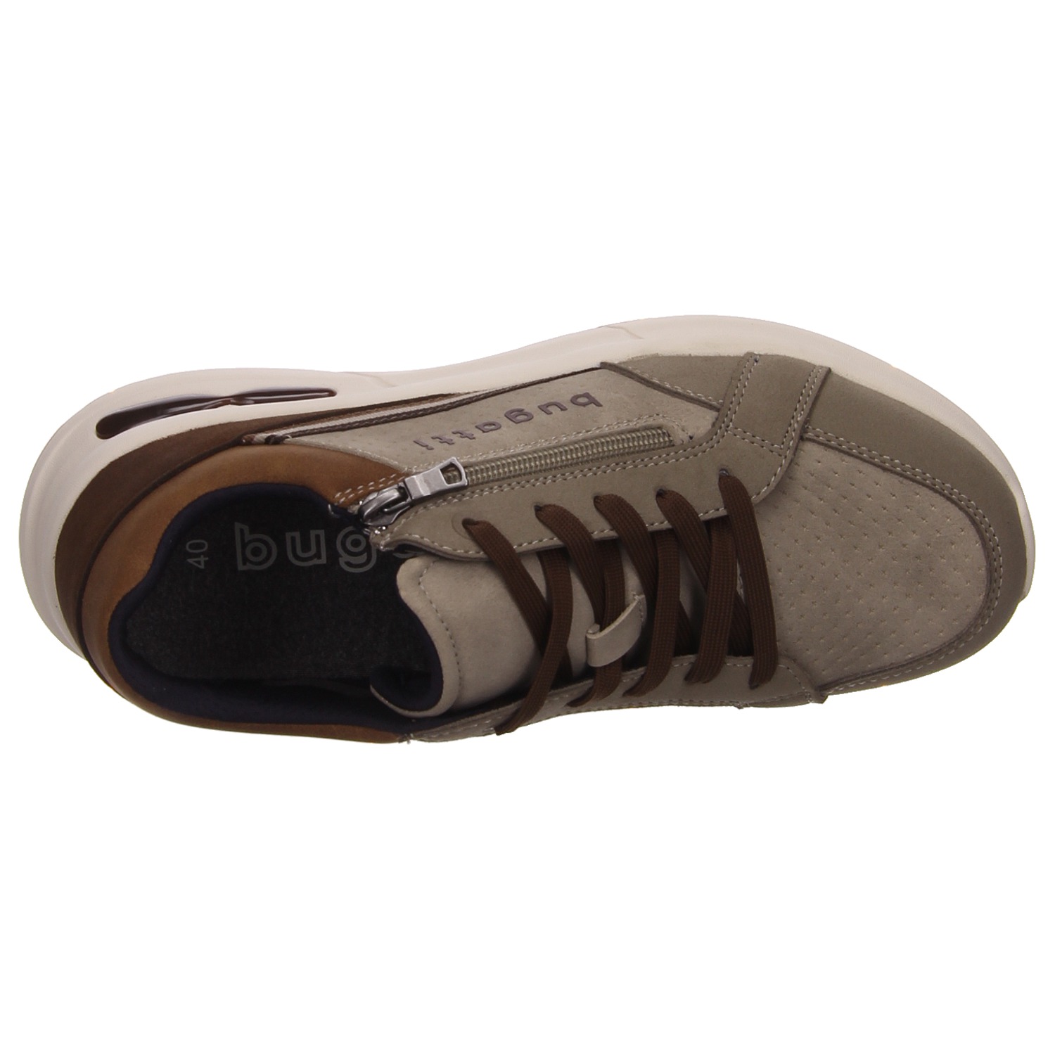 Bugatti Sneaker taupe grau