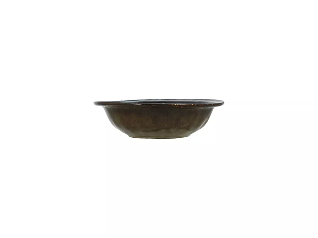 Ogo Living - Lot 6 Assiettes Creuses Certaldo 19cm En Gres Marron