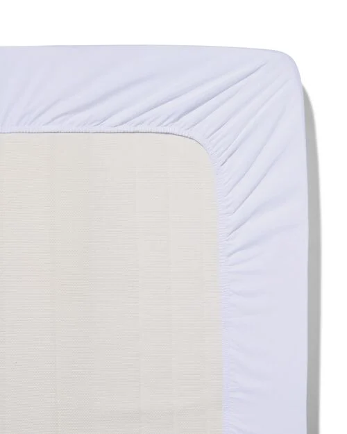 drap-housse coton doux 180x220 blanc