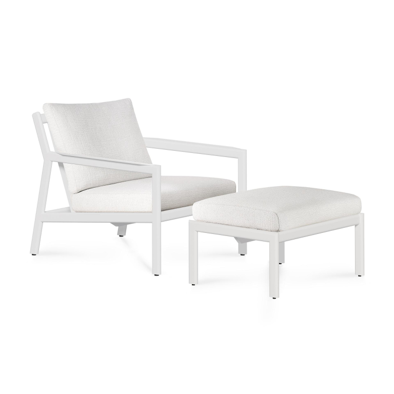 Ethnicraft Jack outdoor fauteuil aluminium Off White