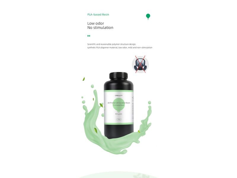 Creality Resin Plus 500 g, Himmelblau UV Resin für DLP / SLA 3D Drucker