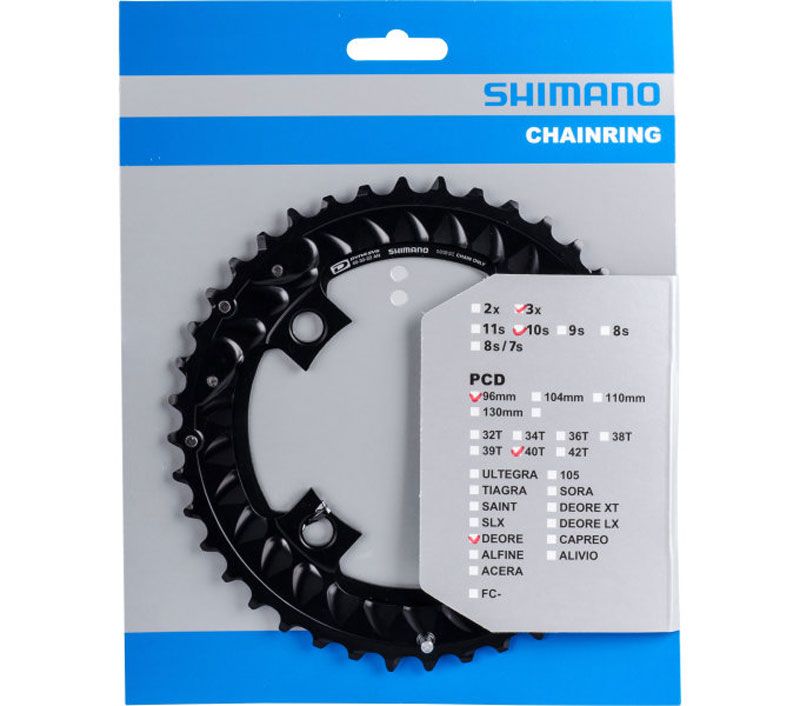 Shimano DEORE Kettenblatt für FC-M6000-3 40/30/22 Zähne kaufen | Bike-Discount