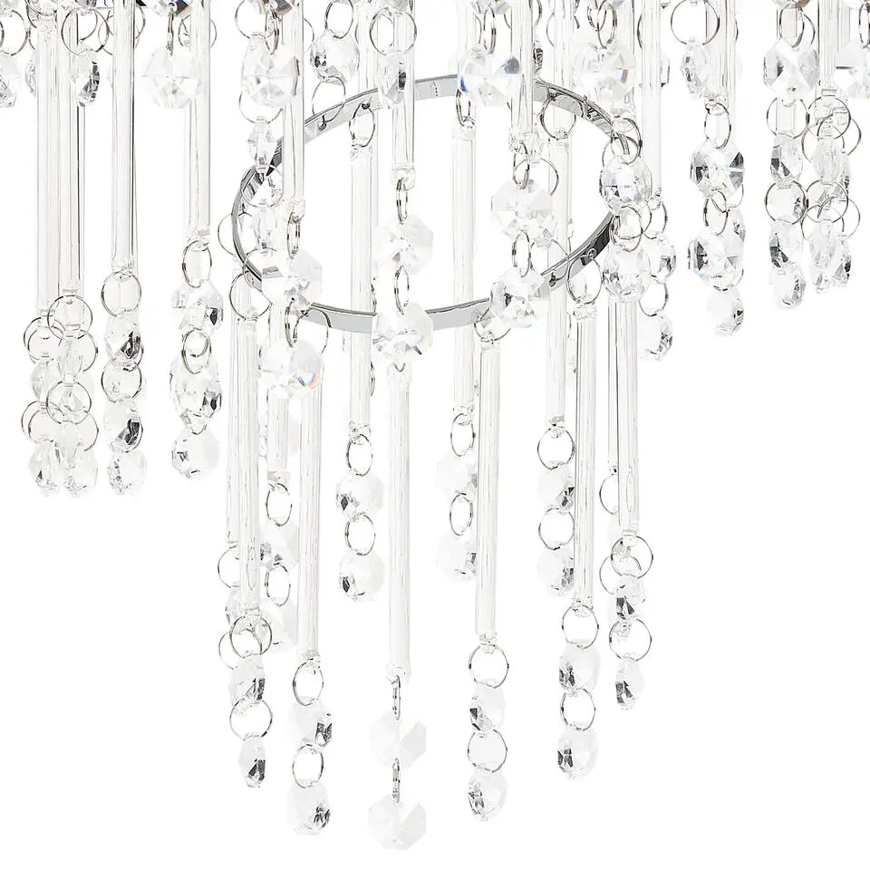 ESMELLE - Kroonluchter - Zilver - ⌀ 45 cm - Kristal