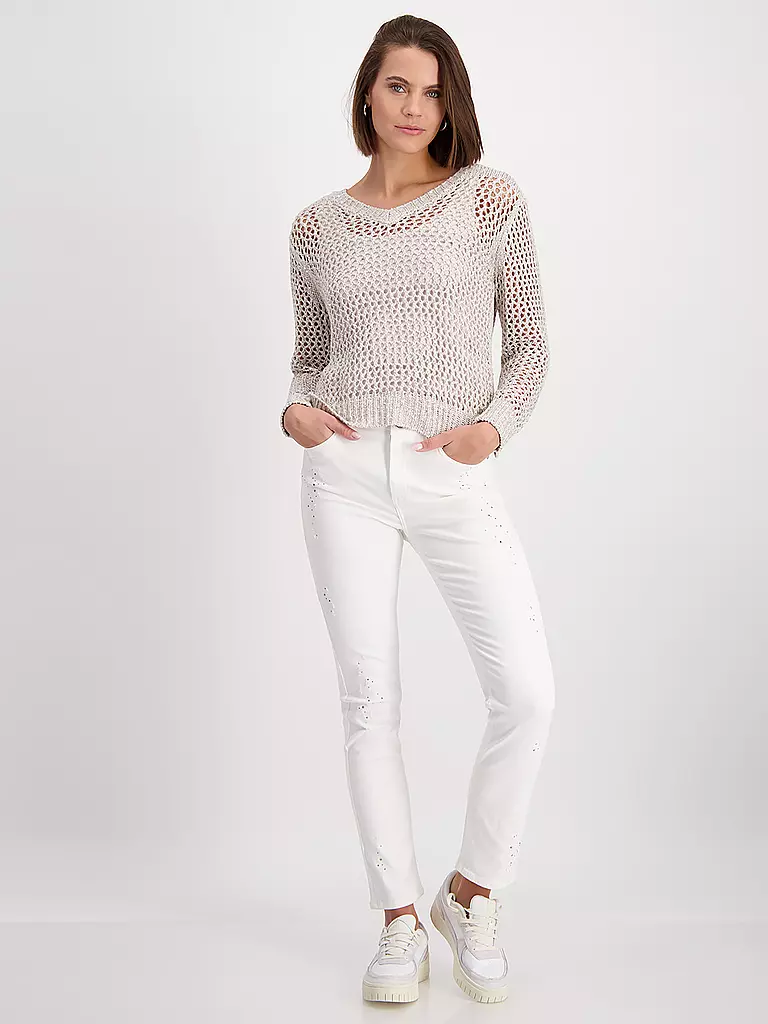 MONARI Jeans Slim Fit creme